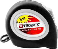 Thorvik SMT519AM Рулетка с магнитным захватом и автостопом, в обрезиненном корпусе, 5 м