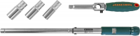 Jonnesway T02170 Ключ баллонный инерционный с динамометрической рукояткой, 70-170 Нм и головками торцевыми в наборе, 17, 19, 21 мм