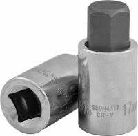 Jonnesway S50H2106 Насадка торцевая 1/4"DR с вставкой-битой, H6, 37 мм