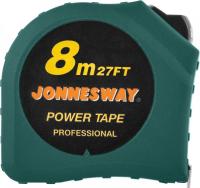 Jonnesway MT0304 Рулетка в обрезиненном корпусе, 8 м