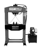 KraftWell KRWPR100E Пресс 100 т, электропривод, сварная рама