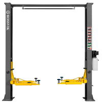 Автоподъемник двухстоечный ROSSVIK V2-4L г/п 4.0т, 380В, с верхней синхронизацией. Серый