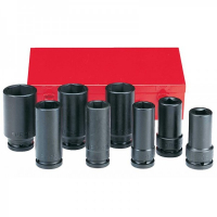Набор головок ударных 1.1/16"-1.1/2" 3/4" 6-гранных глубоких  8пр. в кейсе 6082DS (R)  "FORCE"