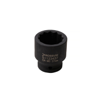 SI123437 Головка торцевая ударная 12-гранная ROSSVIK 3/4", 37мм