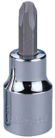 Jonnesway S51H404 Насадка торцевая 1/2"DR с вставкой-битой, РН4, 55 мм
