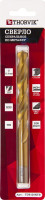 Thorvik TDB085NTB Сверло спиральное по металлу HSS TiN в блистере, d8.5 мм