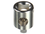 Переходник 1/4"х3/8" с отверстием JTC