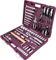 Thorvik TS077 Набор инструмента универсальный 1/4", 1/2"DR, 77 предметов