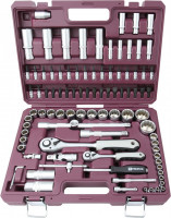 Thorvik TS094/12 Набор инструмента универсальный 1/4", 1/2"DR с головками торцевыми 12-гранными, 94 предмета