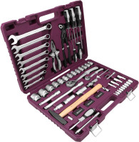Thorvik TS077 Набор инструмента универсальный 1/4", 1/2"DR, 77 предметов