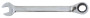 Jonnesway W106117 (W60117) Ключ гаечный комбинированный трещоточный с реверсом, 17 мм