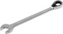 Jonnesway W106122 (W60122) Ключ гаечный комбинированный трещоточный с реверсом, 22 мм
