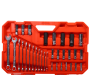 Набор инструментов 219 предметов слесарно-монтажный 1/2", 3/8,1/4" 6-ти гран.в кейсе JTC