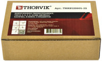 Thorvik TRRB100605-2S Набор борфрез твердосплавных, тип B, C, D, F, G, 10 мм, двойная насечка, в кейсе, 5 предметов