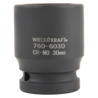 WDK-760-6030 Головка ударная 3/4", 6 граней, 30 мм