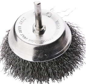 Щётка №085; 3207506120 d-75 для дрели чашеобразная,гофрирован.шестигран. Щётка №085; 3207506120 d-75 для дрели чашеобразная,гофрирован.шестигран.