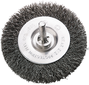 Щётка №083; 5410006120 d-100 для дрели дисковая,гофрирован.шестигран. Щётка №083; 5410006120 d-100 для дрели дисковая,гофрирован.шестигран.