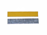 CLIPPER ГРУЗИК 0042 штампованный тонкий на желтой ленте 60гр. (набор 50шт.) CLIPPER ГРУЗИК 0042 штампованный тонкий на желтой ленте 60гр. (набор 50шт.)