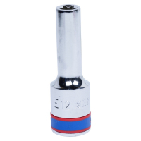 Головка торцевая TORX Е-стандарт 1/2", E12, L = 77 мм KING TONY 427512M Головка торцевая TORX Е-стандарт 1/2", E12, L = 77 мм KING TONY 427512M