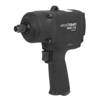 WDK-716 Гайковерт пневматический ударный, привод 1/2", 1015 Нм