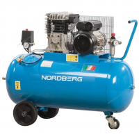 NC100/360_220 NORDBERG Компрессор поршневой с ременным приводом, объем 100 л