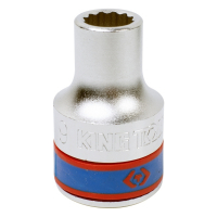Головка торцевая стандартная двенадцатигранная 1/2", 9 мм KING TONY 433009M Головка торцевая стандартная двенадцатигранная 1/2", 9 мм KING TONY 433009M