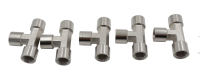 KraftWell KRW-TT14F3-5 Тройник резьбовой Т-образный F1/4" - F1/4" - F1/4", 5 шт