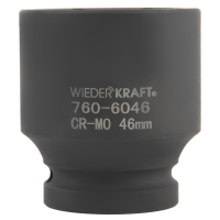WDK-760-6046 Головка ударная 3/4", 6 граней, 46 мм