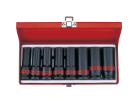 Набор ударных глубоких торцевых головок 1/2 шестигранные, 8 предметов KING TONY 4410SP Набор ударных глубоких торцевых головок 1/2 шестигранные, 8 предметов KING TONY 4410SP