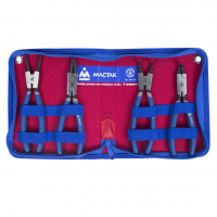 Набор съемников стопорных колец, 4 предмета, в футляре на молнии МАСТАК 033-4Z Набор съемников стопорных колец, 4 предмета, в футляре на молнии МАСТАК 033-4Z