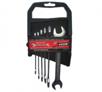 10-06МР Набор рожковых ключей в пласт. держ. 8х10мм-20х22мм 6 пр.