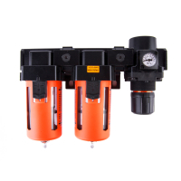 WDK-70740 Блок подготовки воздуха 1/2" двухступенчатый с влагомаслоотделителем, регулятором и манометром