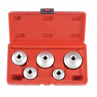 Набор съемников маслянных фильтров (чашки) 24-38мм 5пр. в кейсе 61920B "FORCE"