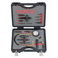 Компрессометр для дизельных двигателей с адаптерами 13пр. в кейсе 916G2 "FORCE"