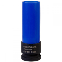 WDK-703-4017L Головка торцевая ударная тонкостенная 1/2", 6 граней, 17 мм