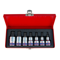 Набор торцевых насадок KING TONY 4117PR Набор торцевых насадок KING TONY 4117PR