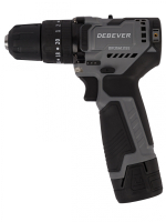 DBE-7311CKIT Дрель-шуруповерт аккумуляторная DeBever бесщеточная, ударная, 45Nm, 19+3, 10мм, 12В, 1.5 Ач в наборе с аккумулятором и зарядным устройством
