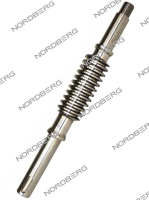 Вал червячный металлический для 46TRKE42 NORDBERG 46TRKE42#308 Вал червячный металлический для 46TRKE42 NORDBERG 46TRKE42#308