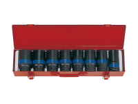 Набор ударных глубоких торцевых головок 3/4 шестигранные, 8 предметов KING TONY 6410MP Набор ударных глубоких торцевых головок 3/4 шестигранные, 8 предметов KING TONY 6410MP