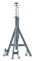 KraftWell KRWJS7.5H Стойка опорная 7,5 т, пневмолифт, 1,4-2,02 м