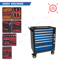 Набор инструментов ""HIGH VOLTAGE"" в чёрной тележке, 117 предметов