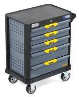 KraftWell KRW-T5D Тележка профессиональная с 5 ящиками KraftWell KRW-T5D Тележка профессиональная с 5 ящиками