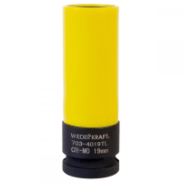 WDK-703-4019L Головка торцевая ударная тонкостенная 1/2", 6 граней, 19 мм