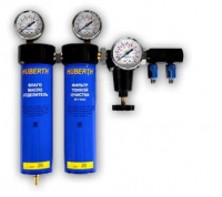 HUBERTH Двухступенчатый влагомаслоотделитель с редуктором, 2 колбы HUBERTH Двухступенчатый влагомаслоотделитель с редуктором, 2 колбы