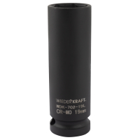 WDK-702-19L Головка торцевая ударная глубокая тонкостенная 1/2", 6 граней, 19 мм