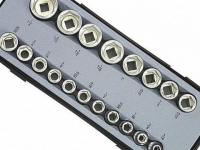 4194-9 1/2" Набор 12гр. дюймовых головок с 5/16" до 1-1/4" 19 предм. 4194-9 1/2" Набор 12гр. дюймовых головок с 5/16" до 1-1/4" 19 предм.