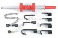 Набор для правки кузова насадки с обратным молотком 10пр. в кейсе 910M2 "FORCE"