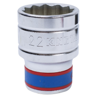 Головка торцевая стандартная двенадцатигранная 1/2", 22 мм KING TONY 433022M Головка торцевая стандартная двенадцатигранная 1/2", 22 мм KING TONY 433022M