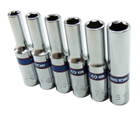 KINGTONY ГОЛОВКА ГЛУБОКАЯ 223512M 1/4" 6 гр. 12мм