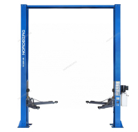 Подъемник двухстоечный 4 т, верхняя синхронизация, H=3,6 м, 220 В, синий NORDBERG N4120H-4B_3+2_220